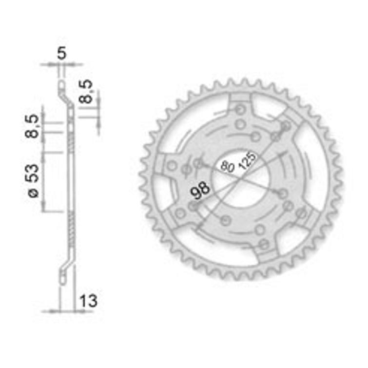 Takaratas 53z Derbi Senda '97-99