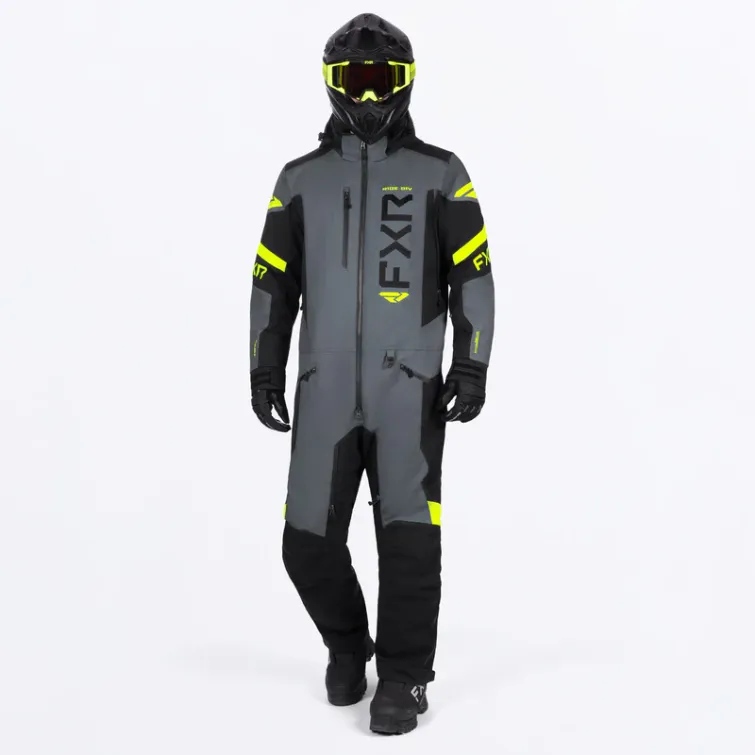FXR M Helium Lite Monosuit Charcoal/HiVis