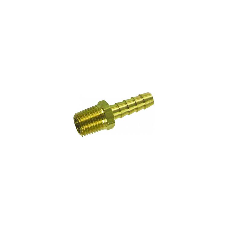 Polttoaineliitin 9,5mm letkuun 1/4" NPT kierteell&auml;.