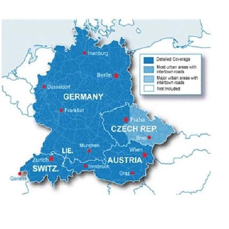 Garmin Keskeisen-Euroopan (Sveitsi ja It&auml;v&auml;lta+ ymp&auml;rysmaat) NT SD/MikroSD-kortti