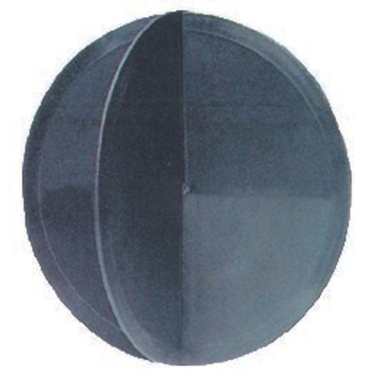 Merkinantopallo 30cm mustaa muovia