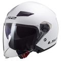 LS2 OF569 Track Single Mono Helmet white