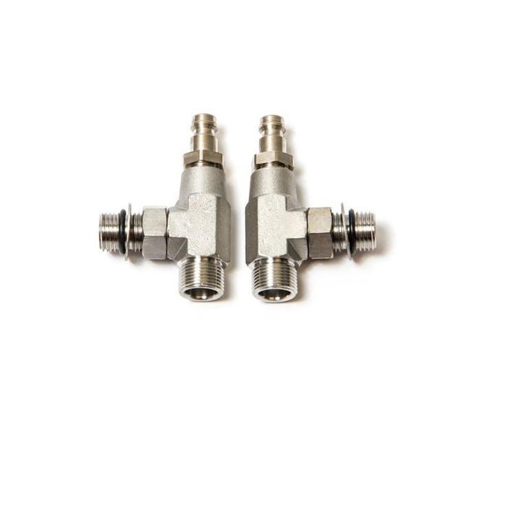Seastar ohjausjärjestelmän ilmausliitin 3/8" Tube -5 orb kierteellä, vaakamalli