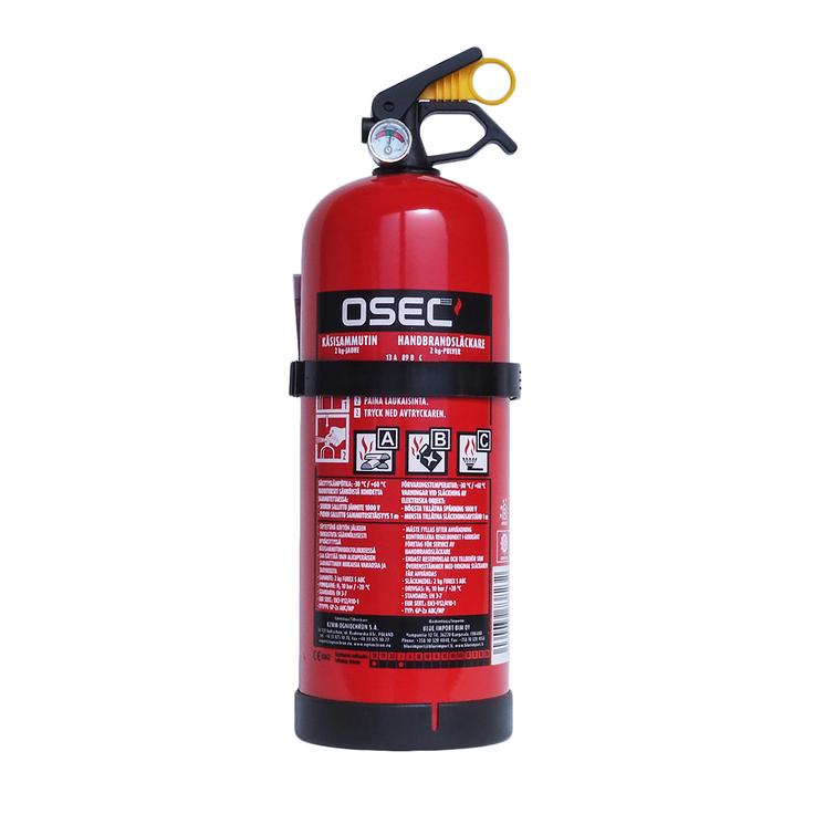 OSEC Jauhesammutin 2 kg 13A 89B C vene