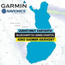 Bluechart G3 map Finnish lakes (HXEU055R) 