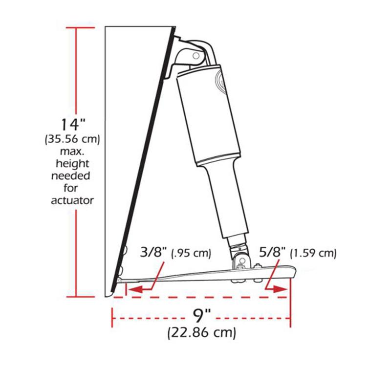 Lenco Trimmilevy paketti (standard käyttöpaneeli + 9"x12" NS levyt) 12V
