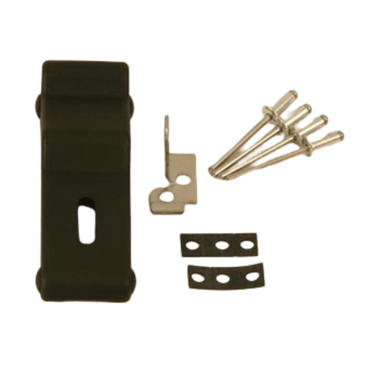 Luukun lukituskumi - salpa, t&auml;ydellinen, sis&auml;lt&auml;&auml; niitit, Buster