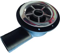 Kannen l&auml;pivienti, halkaisija 75mm, asennusaukko 50 mm, 38 mm letkulle