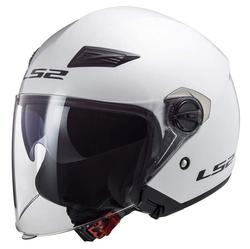 LS2 OF569 Track Single Mono Helmet white