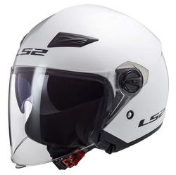 LS2 OF569 Track Single Mono Helmet white