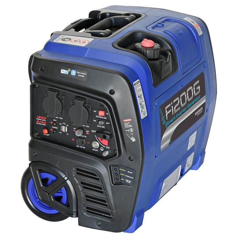 Wameta FI200i generaattori, sähkökäynnistyksellä