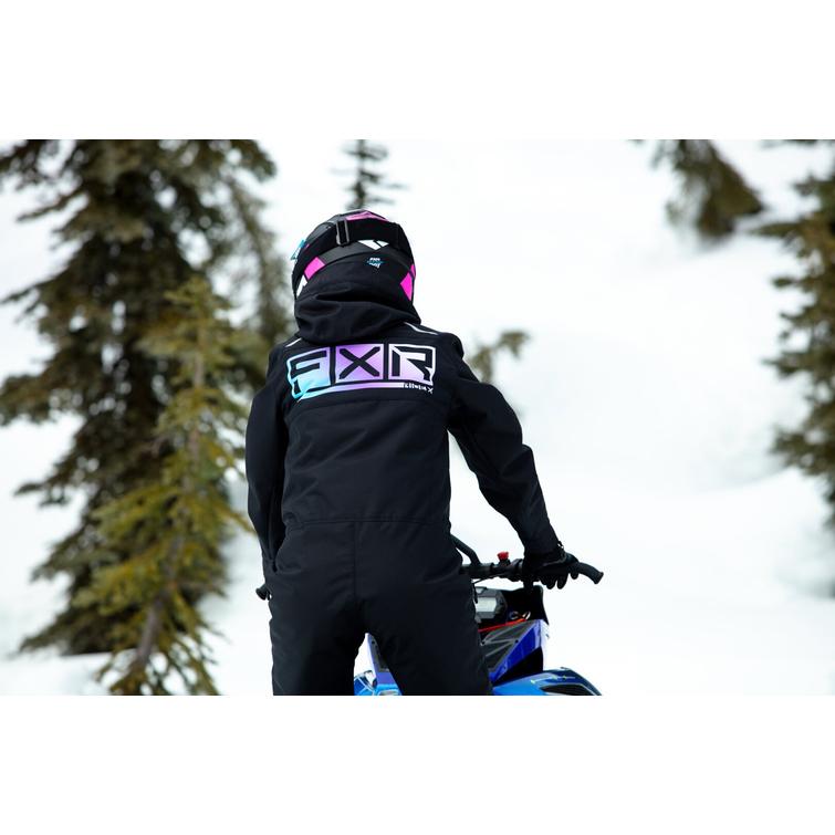 FXR Recruit F.A.S.T. naisten kelkkahaalari, musta / lila