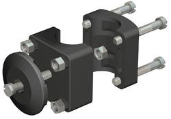 Nawa Kaiteeseen kiinnitett&auml;v&auml; lepuuttajan korin kiinnike, &Oslash; 25 mm putkelle