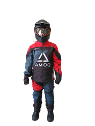 AMOQ Snowcross pants black/red