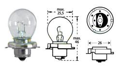 Lamppu 7008 6v 15w P 26s