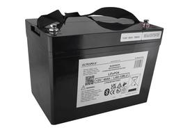 Ultramax LiFePO4 akku 12V 60Ah, bluetooth yhteys, IP65. Paino: 7,5kg