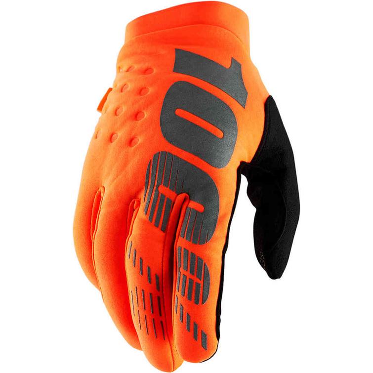 100% Brisker Cold Weather Glove orange