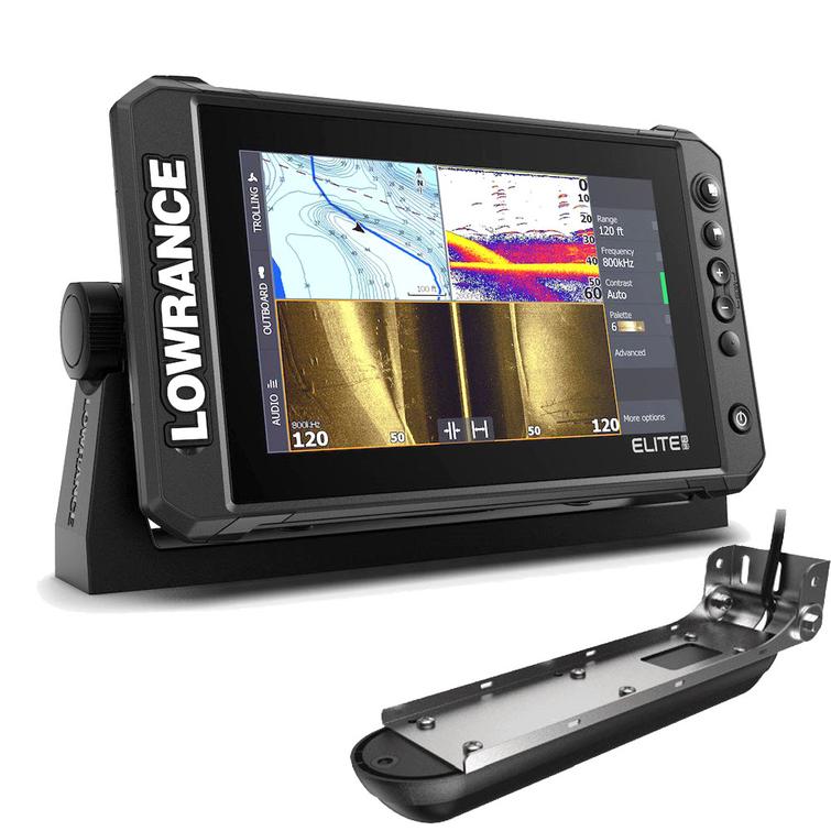 Lowrance Elite FS 9" kosketusn&auml;yt&ouml;llinen yhdistelm&auml;laite, 3in1 anturilla, N2k, Ethernet, Active Target tuki, Chirp Med/High/83/200/455/800kHz
