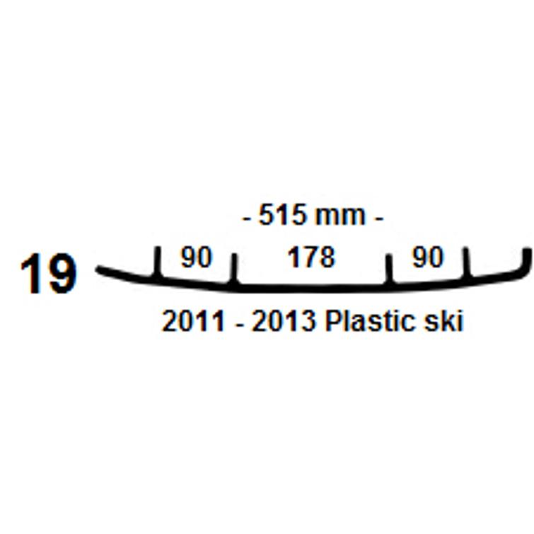 NO 19 Yamaha Muovi 11-> ENDURO