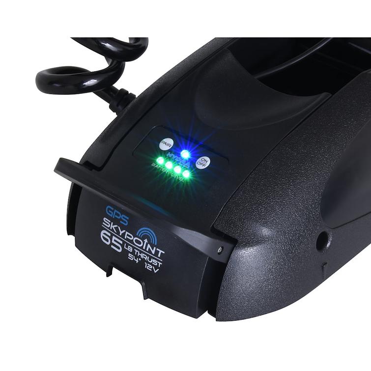 Hydra Skypoint GPS 12V keulasähkömoottori, työntövoima 65lbs, rikipituus 54". Sopii suola/makeaan veteen, musta