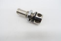 Huohotinventtiili messinki&auml;, kromattu. 14 mm letkulle. RST 304.