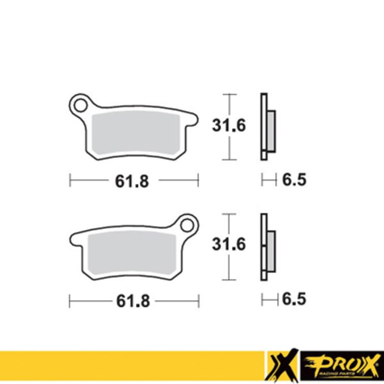 Brake pads KTM65SX '02-20 + KTM85SX '03-11