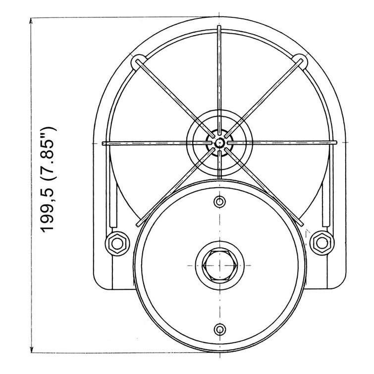 UltraflexT85 ohjausrumpu (M-66 kaapelille)