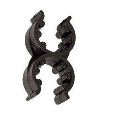 Venetikkaan pidike, musta U-lenkit molemmissa p&auml;iss&auml;