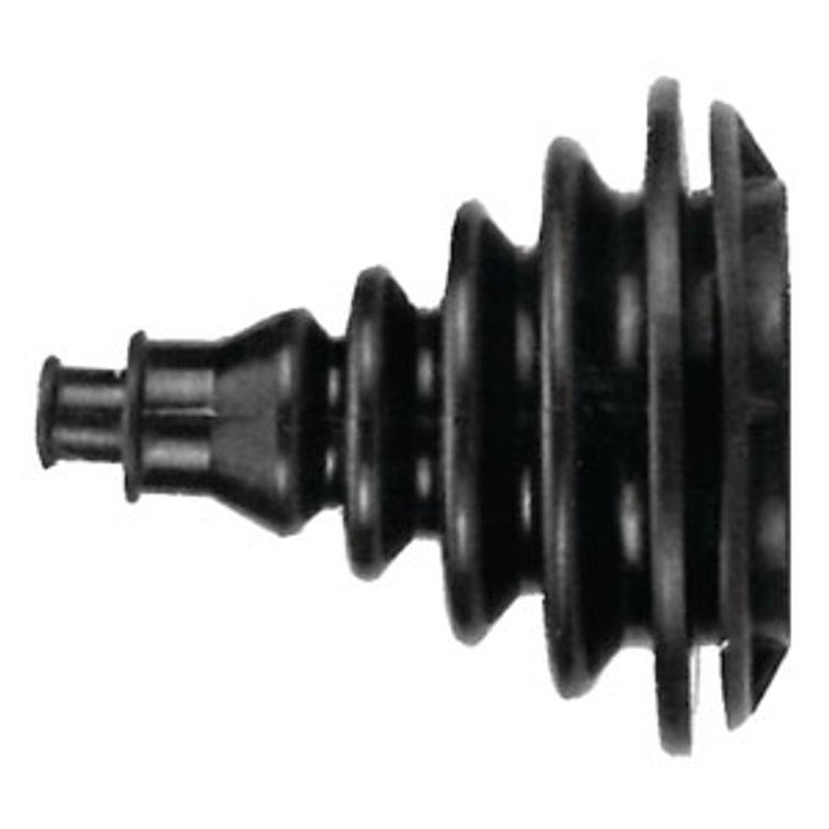 L&auml;pivienti, musta, kiinnitysreik&auml; 42 mm / halkaisija 75 mm