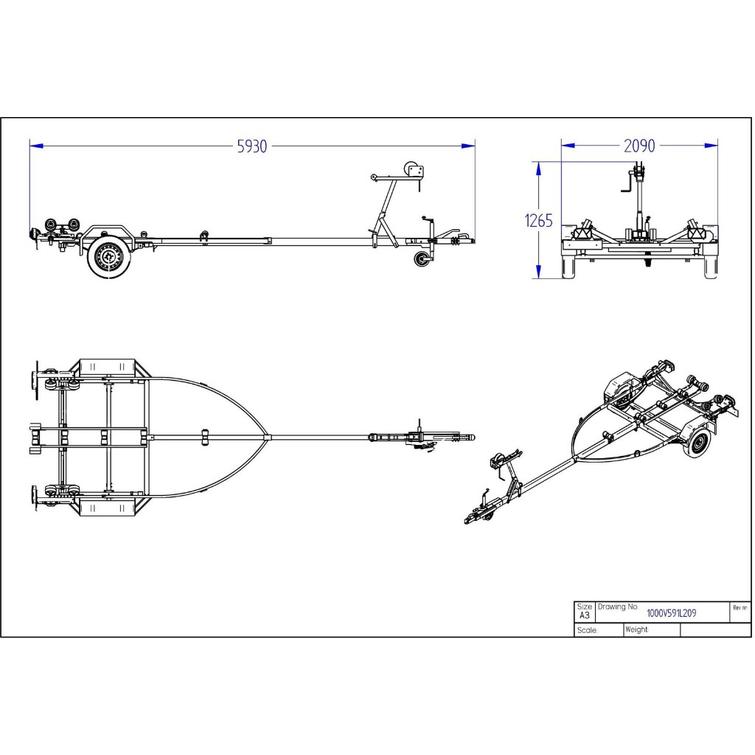 VT 1000 uusi venetraileri