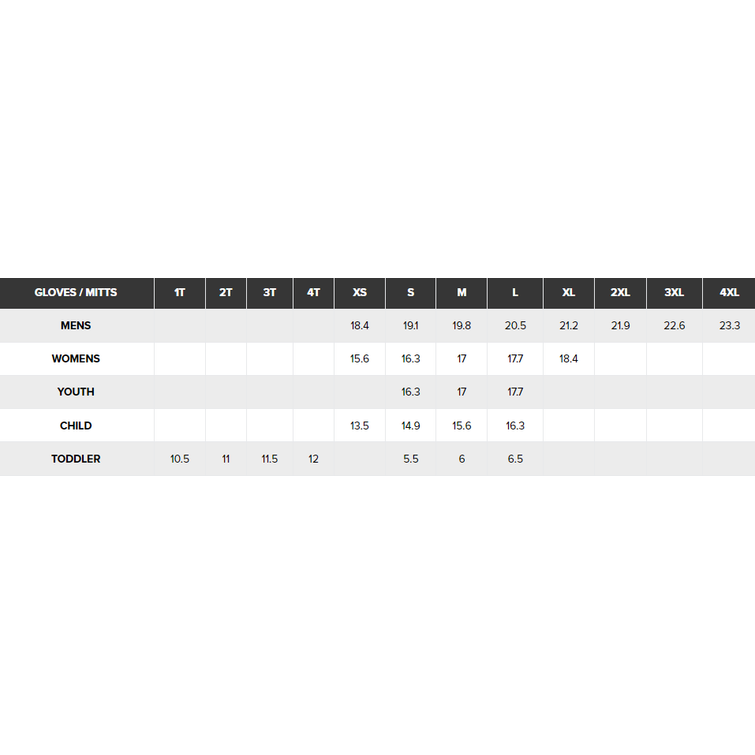 FXR CX Hanskat Musta