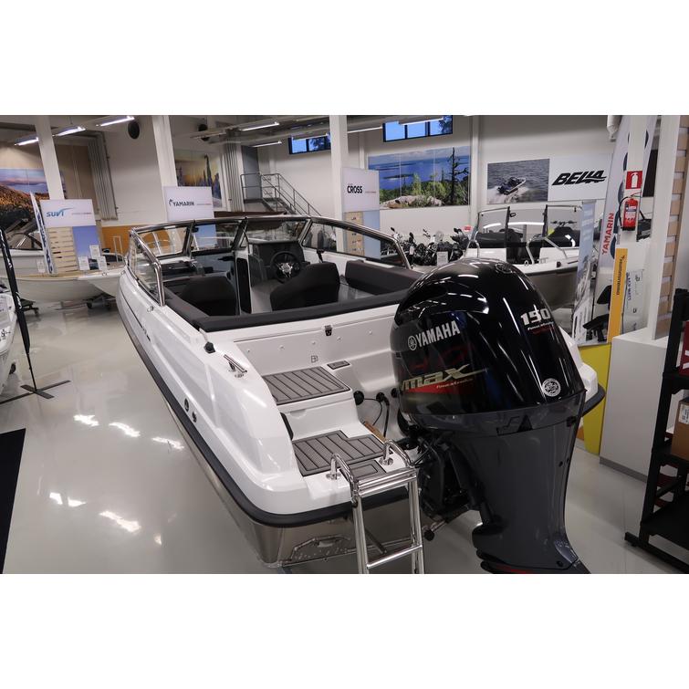 Yamarin Cross 64 BR 2024 + Yamaha VF150 Xa V-Max uusi vene nyt Kampanja hintaan