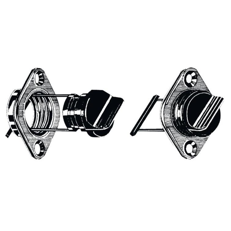 Osculati Veden Tyhjennystulppa 23mm Kromattu Messinki