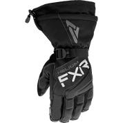 FXR Hybrid Helium Leather Gauntlet Black