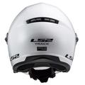 LS2 OF569 Track Single Mono Helmet white