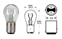 Lamppu 12v 21/5w Bay 15d