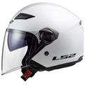 LS2 OF569 Track Single Mono Helmet white