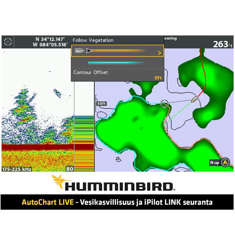 Humminbird Helix 8 Dual Spectrum G3N kaiku/plotteri, sis. anturi
