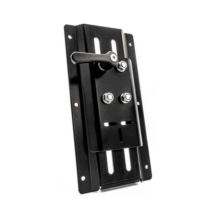 Mega Mount Transducer Mount, s&auml;&auml;dett&auml;v&auml; kiinnike per&auml;peiliantureille, musta