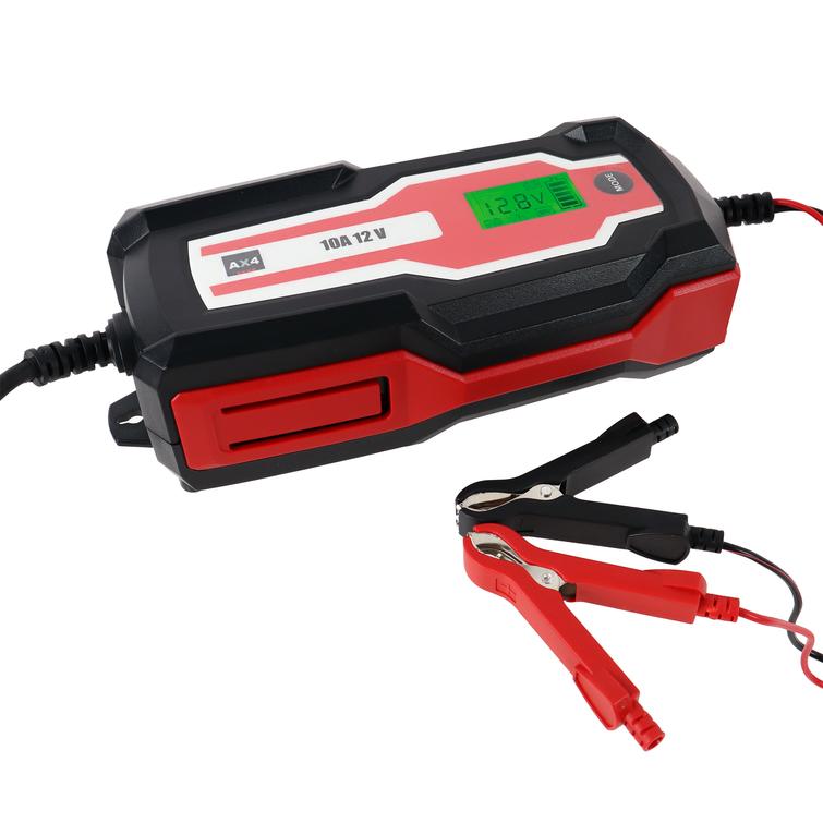 AX4 Akkulaturi 6V/12V 10A 10-vaiheinen automaatti lataus