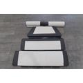Pehmustetyynysarja, S 05-16, v&auml;ri valkea/harmaa