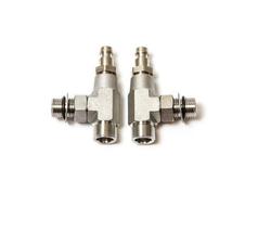 Seastar ohjausj&auml;rjestelm&auml;n ilmausliitin 3/8" Tube -5 orb kierteell&auml;, vaakamalli