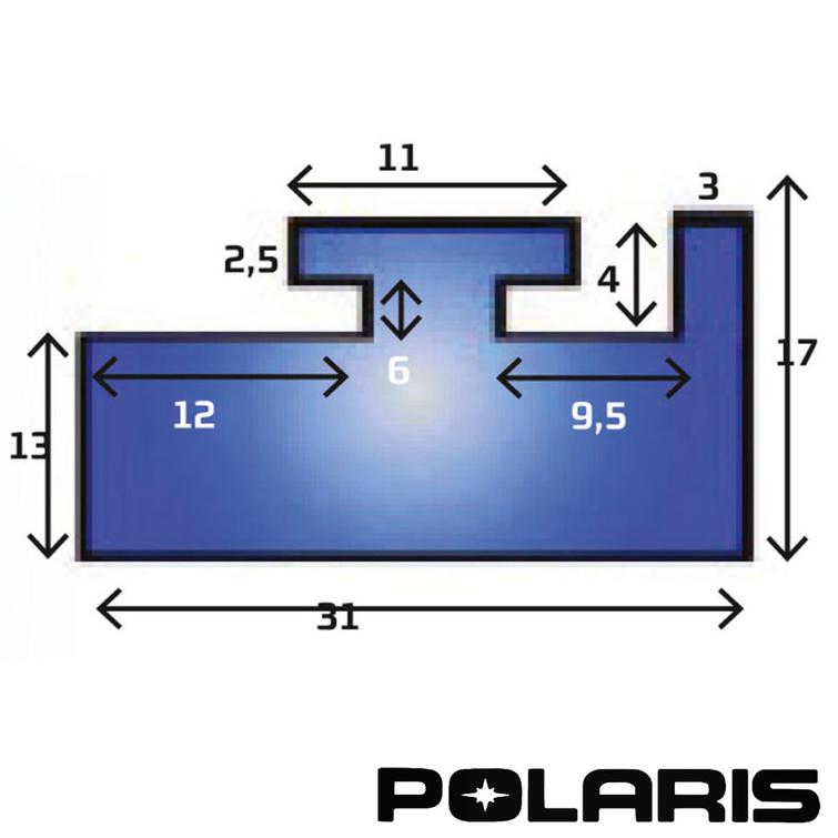 Liukukisko Polaris Indy 1983-2000 kelkkoihin