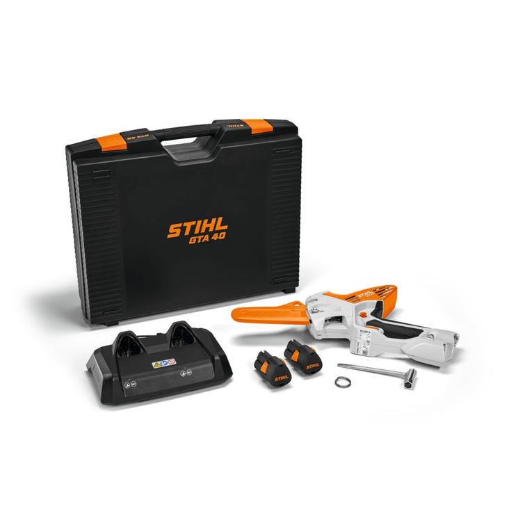 Stihl GTA 40 akkusaha (sis. 2 kpl AS 2 akkua, laturin, säilytyslaukku)