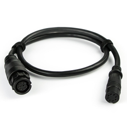  Lowrance anturijohdon adapteri, anturissa 9pin musta liitin => laitteessa Hook2/Reveal liitin