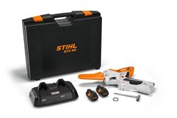 Stihl GTA 40 akkusaha (sis. 2 kpl AS 2 akkua, laturin, säilytyslaukku)