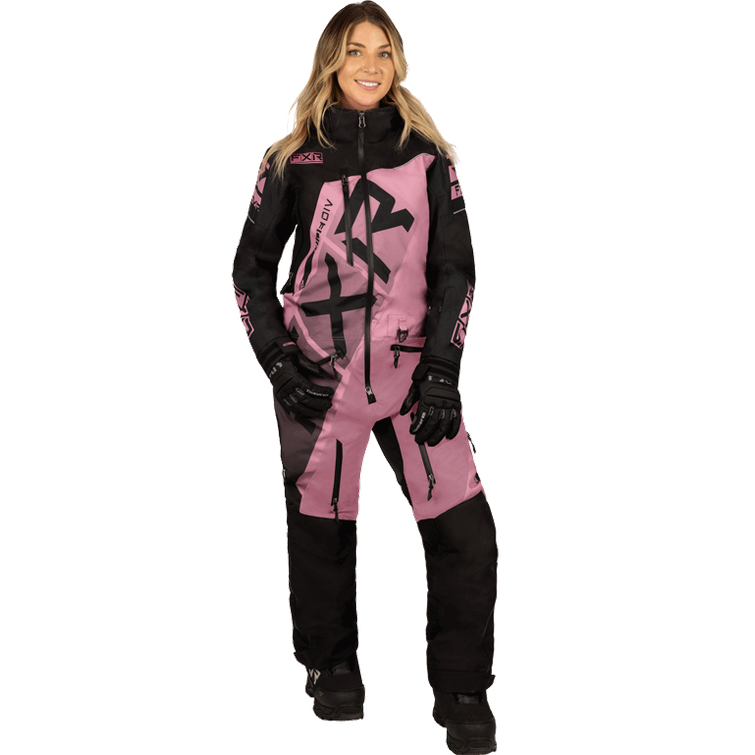 FXR CX F.A.S.T naisten kelkkahaalari, musta / ruusu