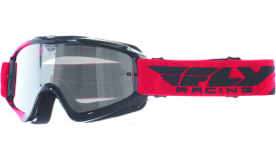 ZONE RED/BLACK CLEAR/FLASH CHROME LENS