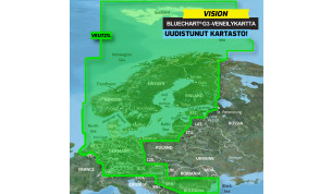 Bluechart g3 Vision Pohjois-Euroopan veisistökartta micro-SD/SD-kortilla (VEU721L)